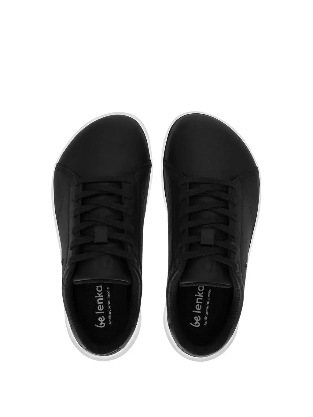 Be Lenka - Streetwise Black & White - Zapatillas barefoot de transición unisex negras