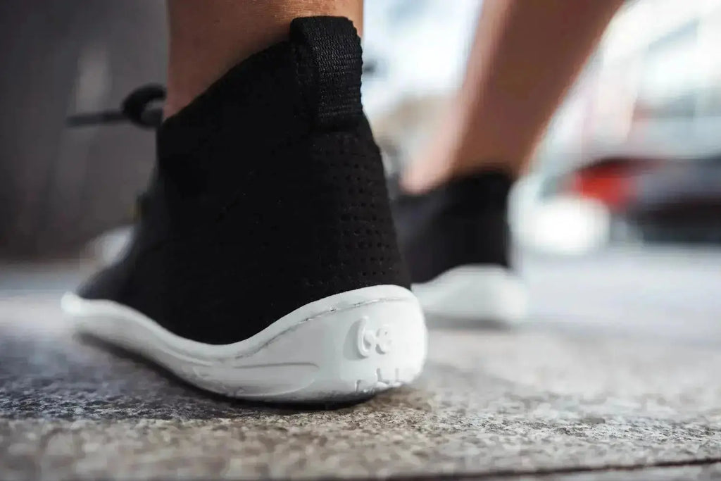 Be Lenka - Stride Black & White- Zapatillas barefoot unisex negras