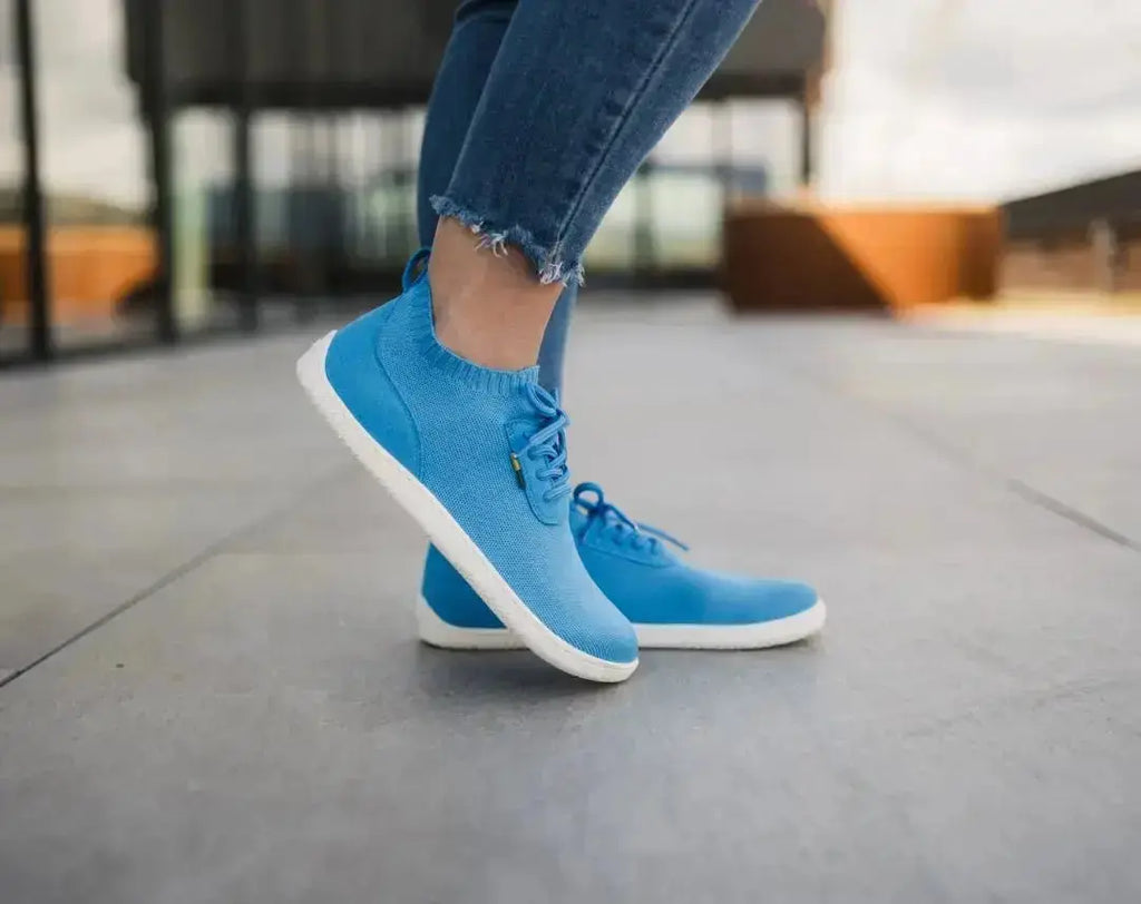 Be Lenka - Stride Blue & White - Zapatillas barefoot unisex azules