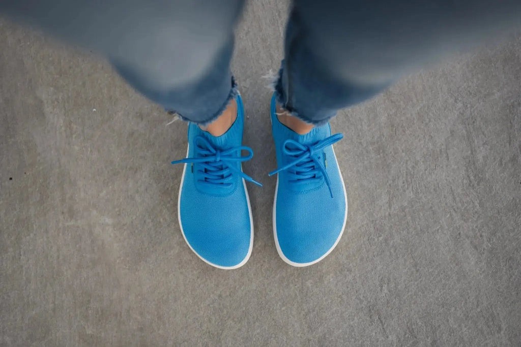 Be Lenka - Stride Blue & White - Zapatillas barefoot unisex azules