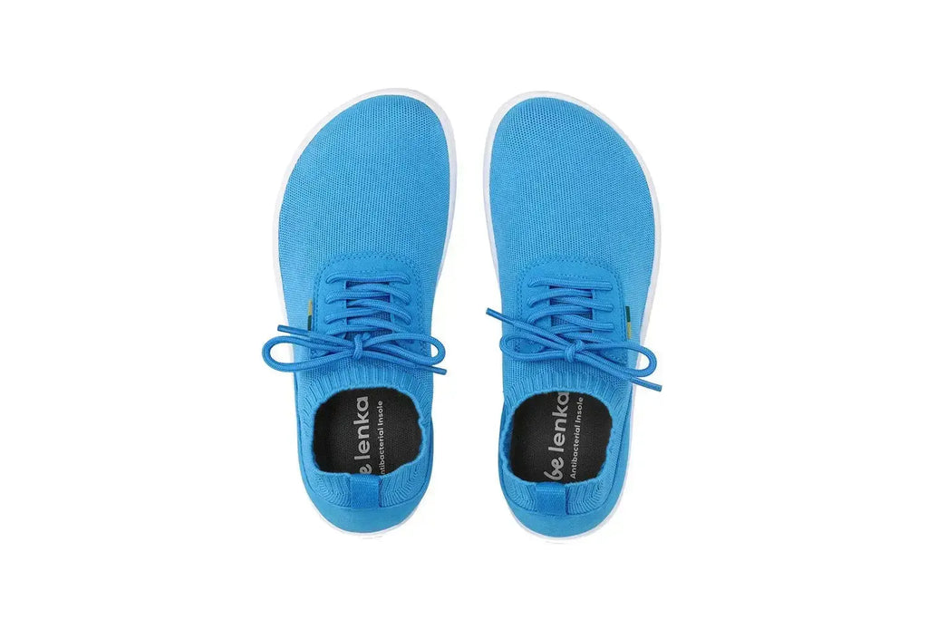 Be Lenka - Stride Blue & White - Zapatillas barefoot unisex azules