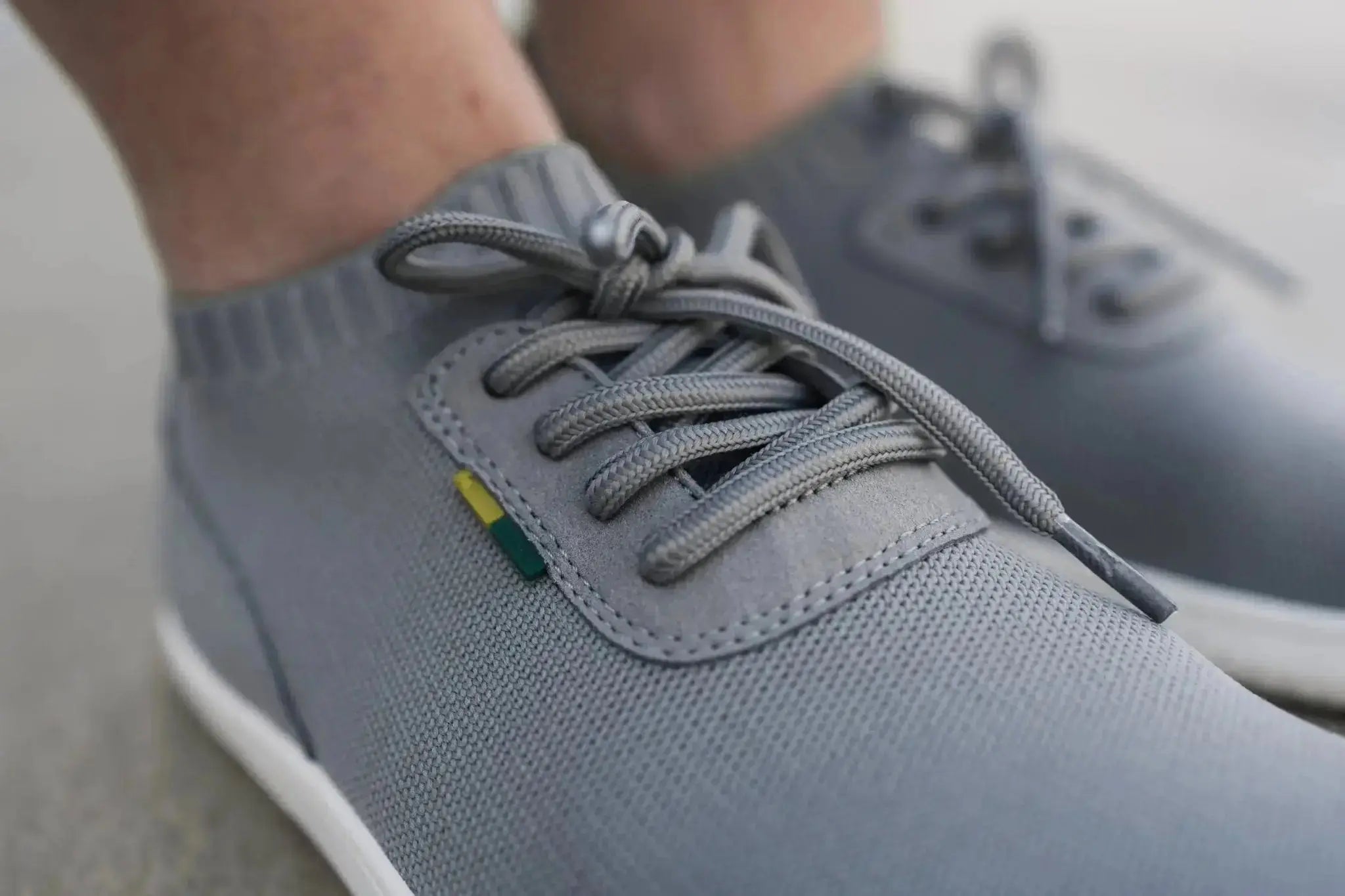Be Lenka - Stride Grey & White - Zapatillas barefoot unisex grises talla 42