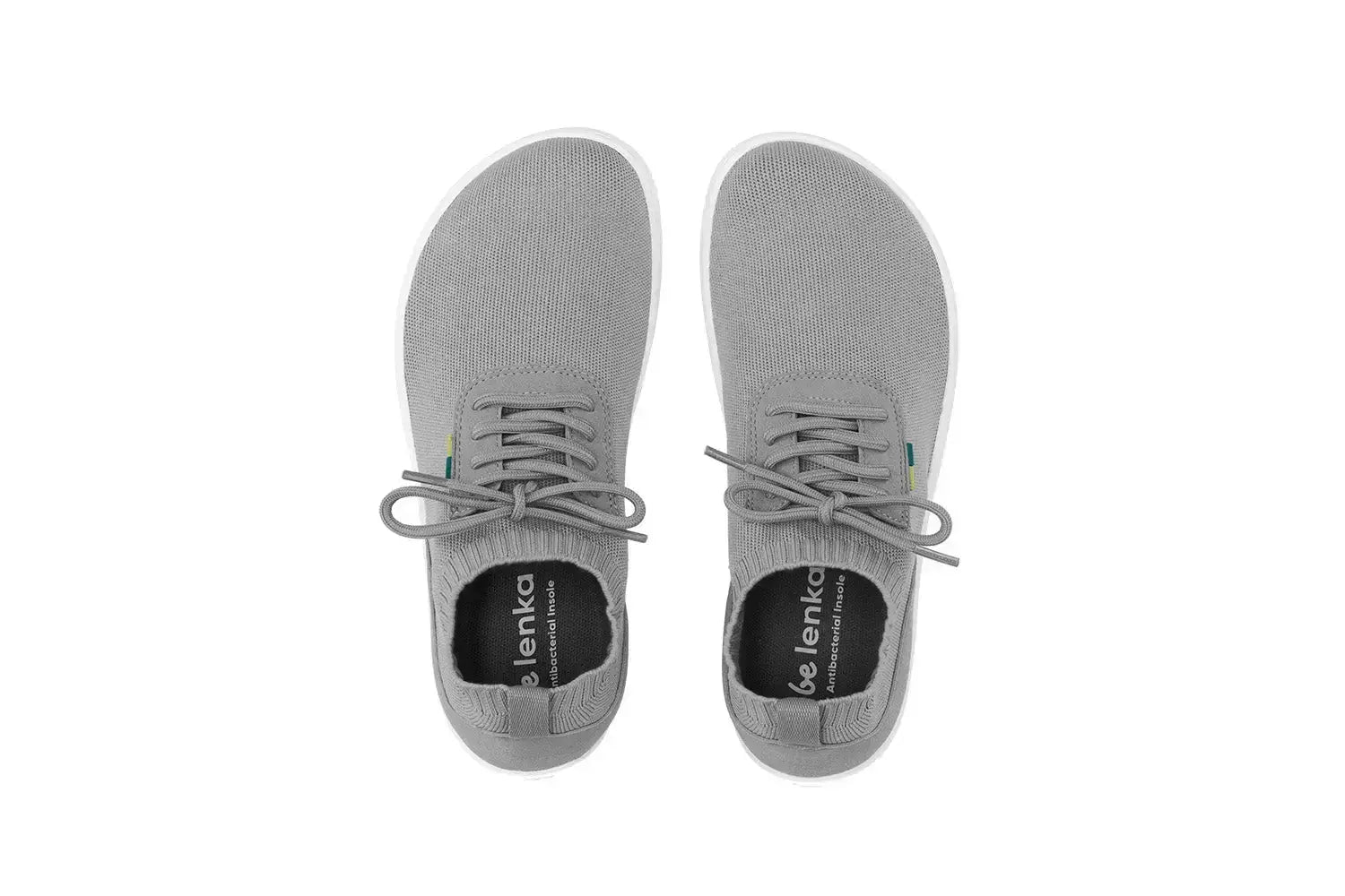 Be Lenka - Stride Grey & White - Zapatillas barefoot unisex grises talla 42