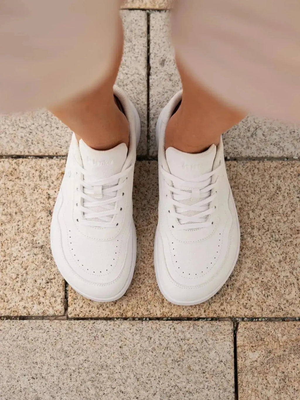 Be Lenka - Sydney All White - Zapatillas barefoot de transición para mujer blancas