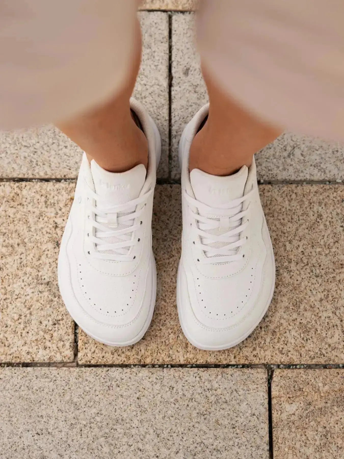 Be Lenka - Sydney All White - Zapatillas barefoot de transición para mujer blancas