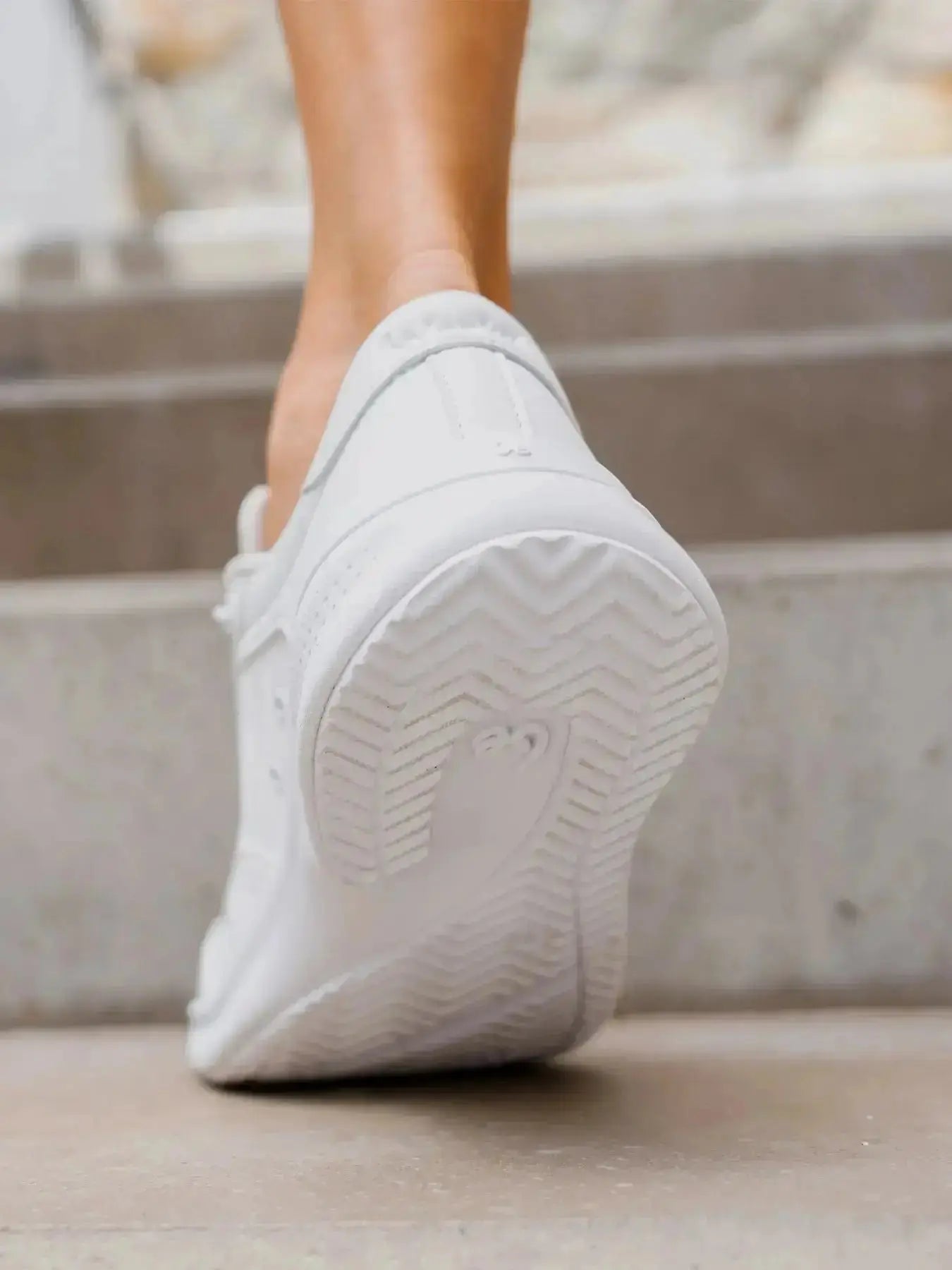 Be Lenka - Sydney All White - Zapatillas barefoot de transición para mujer blancas