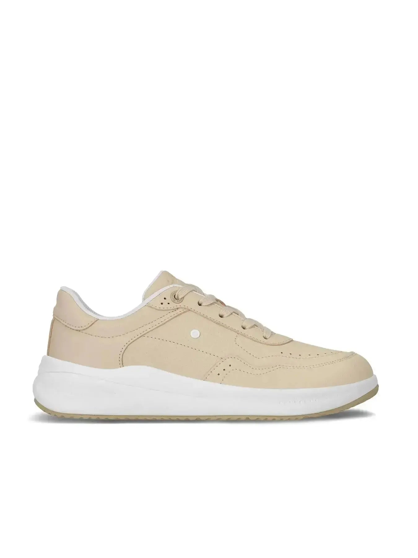 Be Lenka - Sydney White & Beige - Zapatillas barefoot de transición para mujer blancas