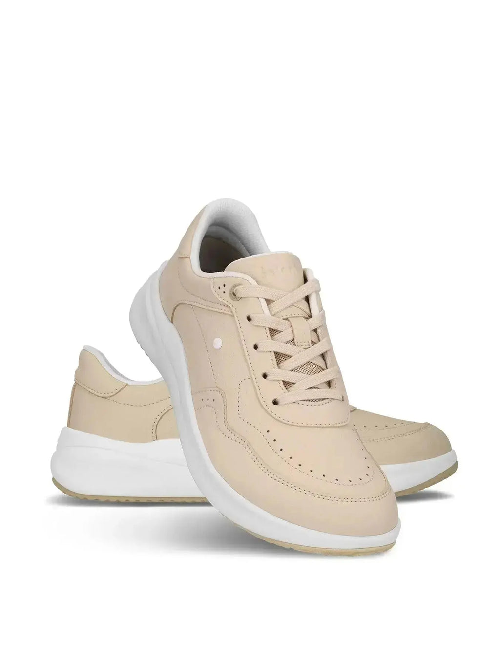 Be Lenka - Sydney White & Beige - Zapatillas barefoot de transición para mujer blancas