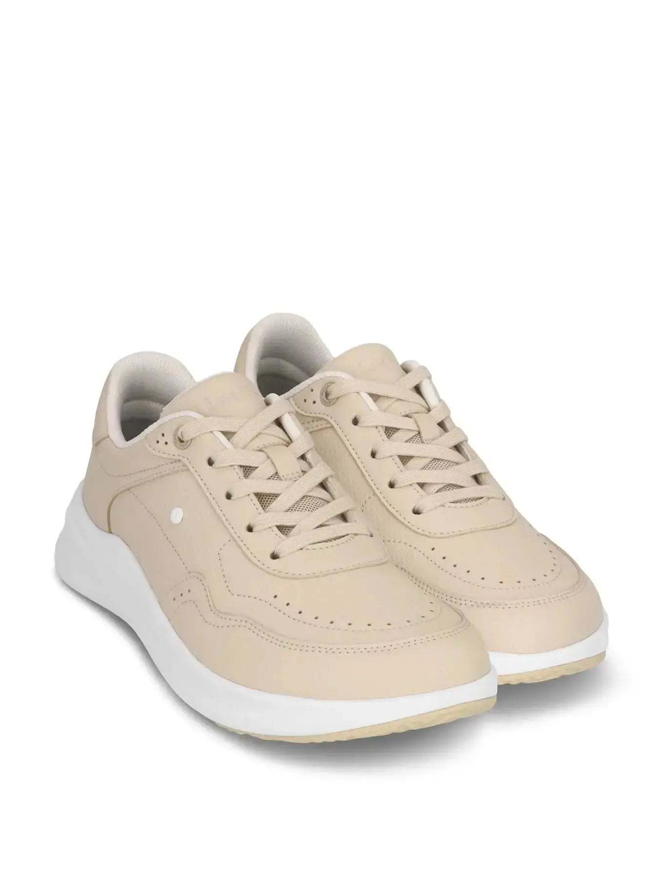 Be Lenka - Sydney White & Beige - Zapatillas barefoot de transición para mujer blancas