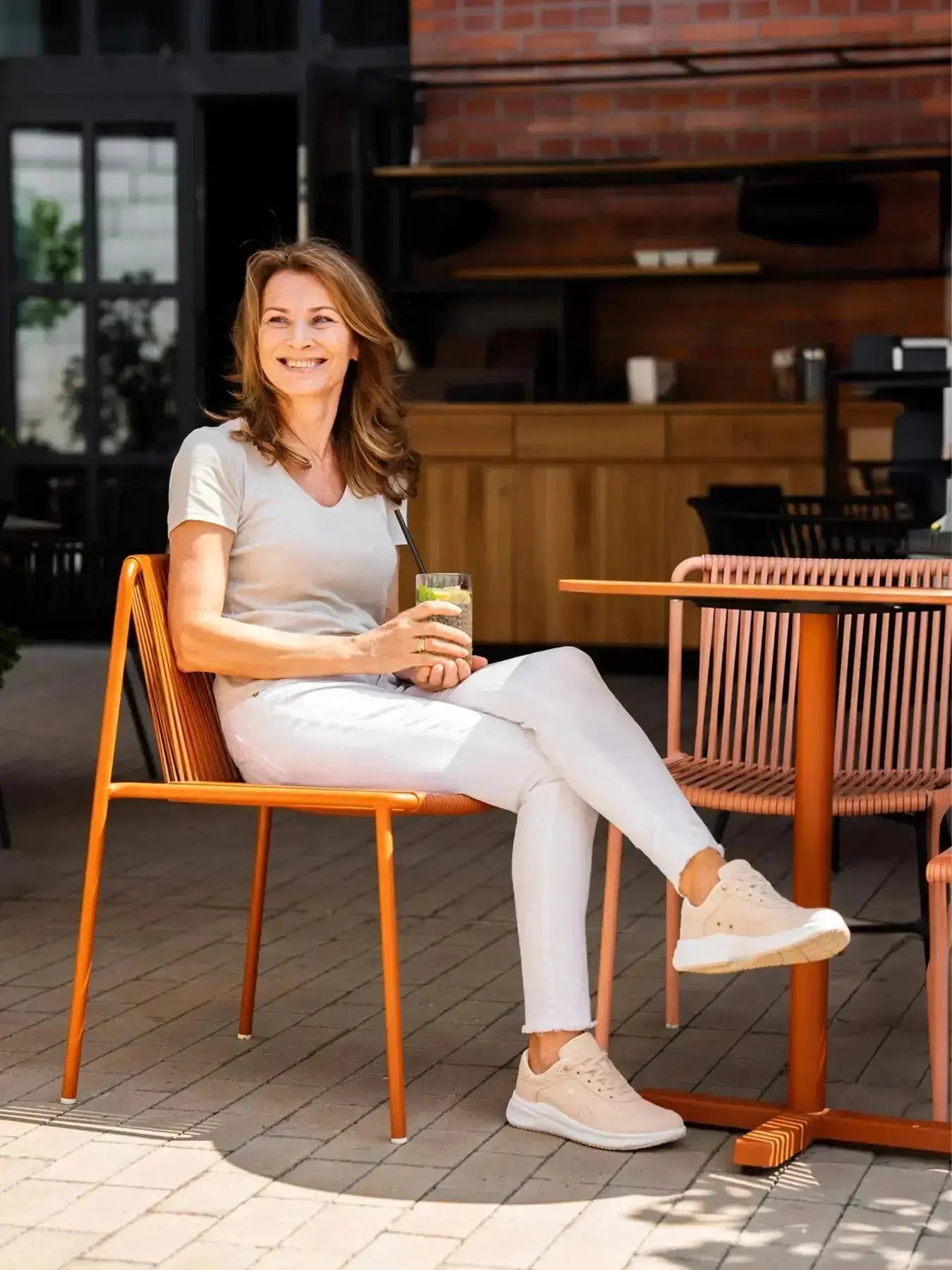 Be Lenka - Sydney White & Beige - Zapatillas barefoot de transición para mujer blancas