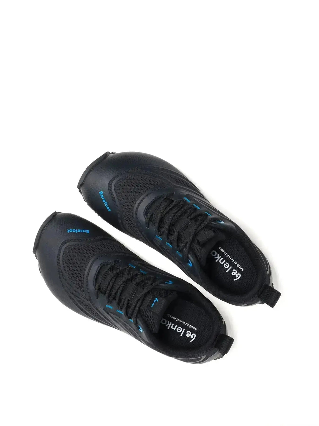 Be Lenka - Trailtech Black & Blue - Zapatillas barefoot para senderismo unisex