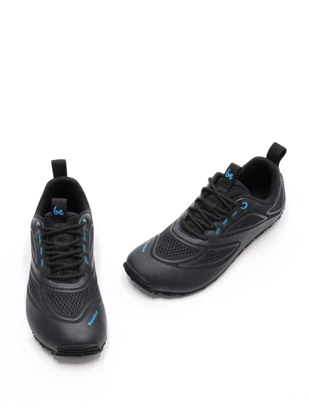 Be Lenka - Trailtech Black & Blue - Zapatillas barefoot para senderismo unisex
