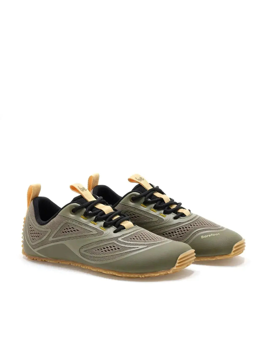 Be Lenka - Trailtech Khaki Green - Zapatillas barefoot para senderismo unisex