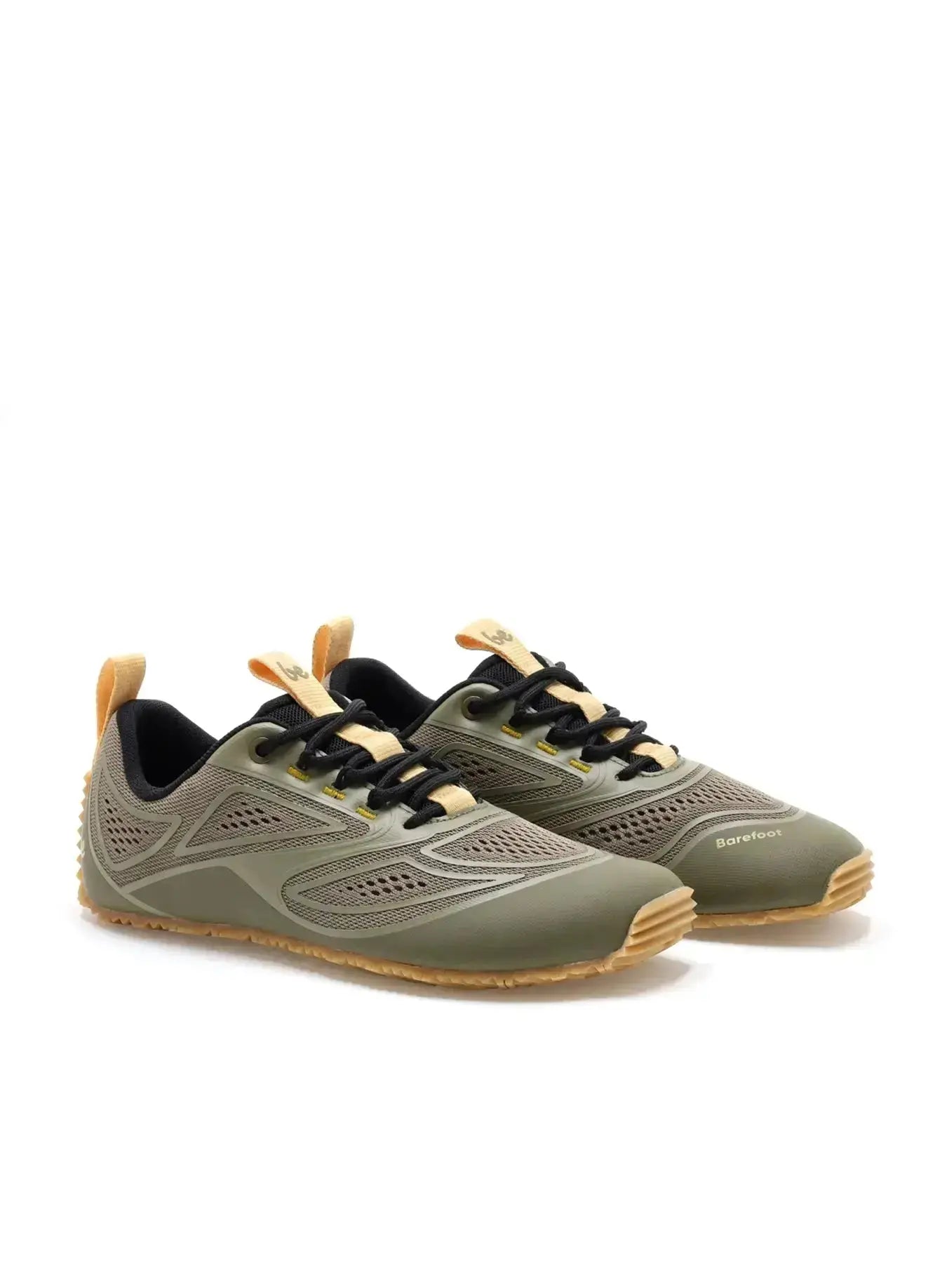 Be Lenka - Trailtech Khaki Green - Zapatillas barefoot para senderismo unisex