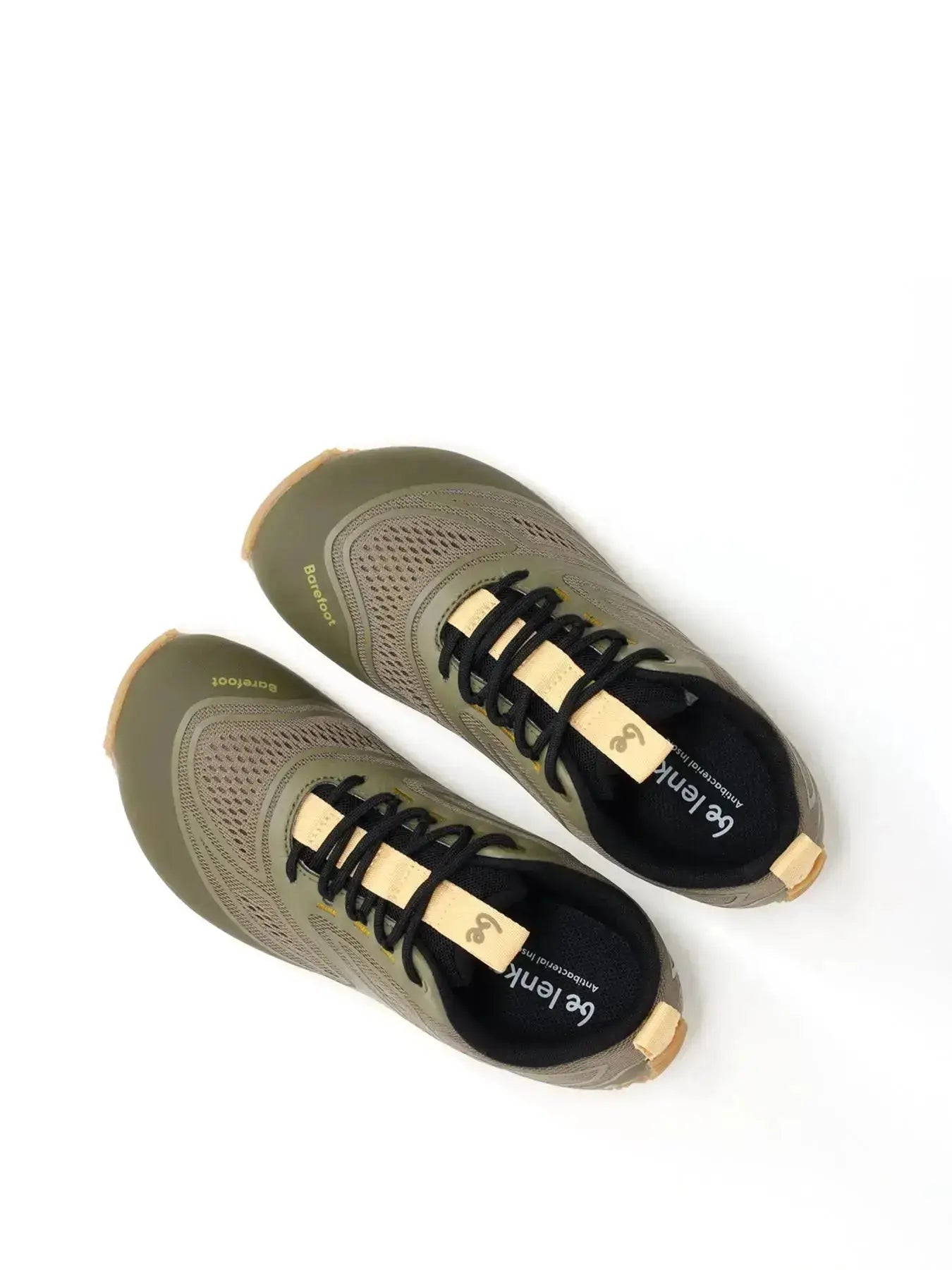 Be Lenka - Trailtech Khaki Green - Zapatillas barefoot para senderismo unisex