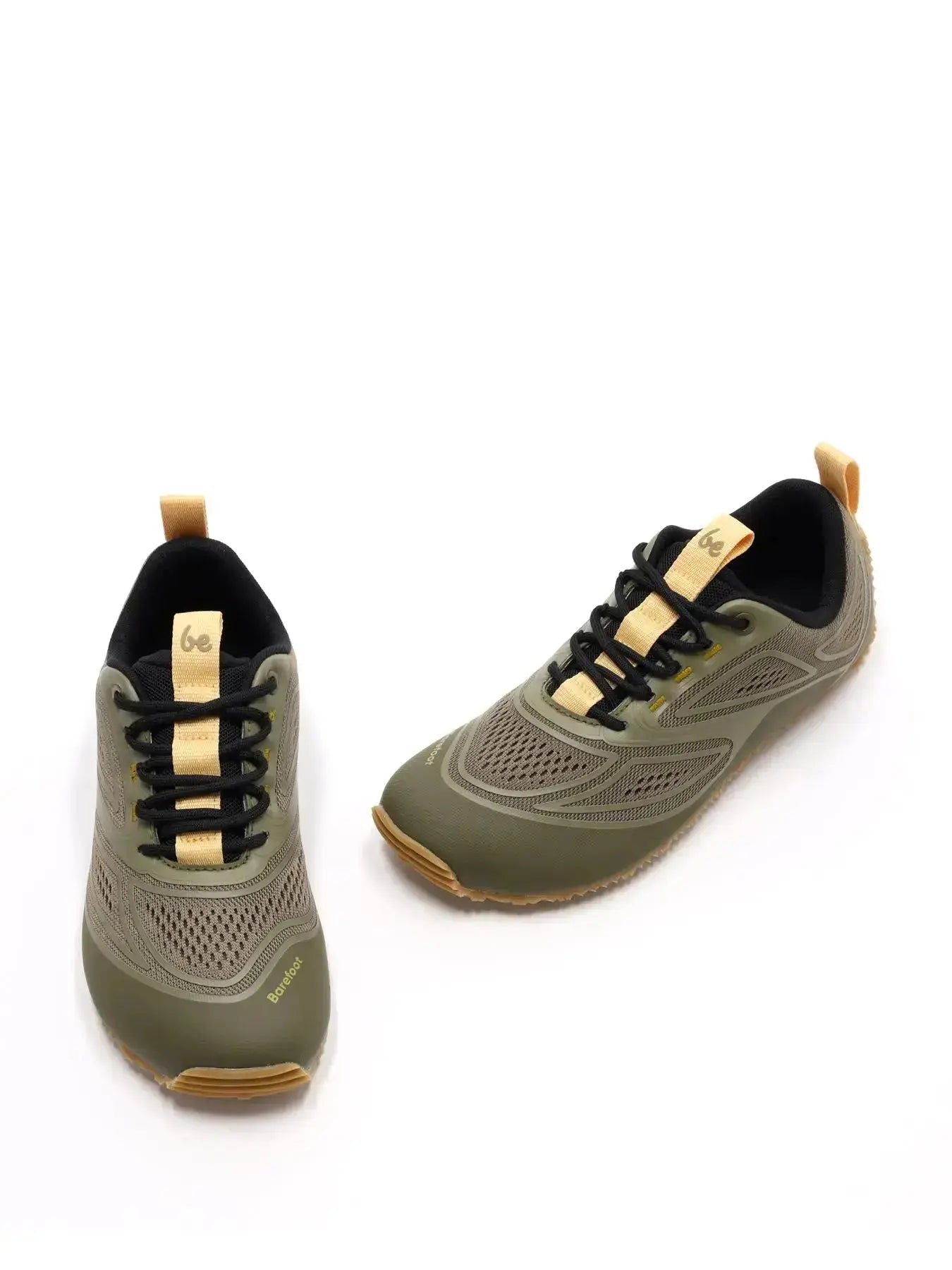 Be Lenka - Trailtech Khaki Green - Zapatillas barefoot para senderismo unisex