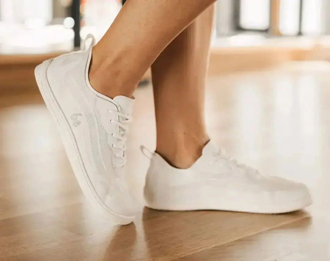 Be Lenka - Velocity All White - Zapatillas barefoot unisex blancas