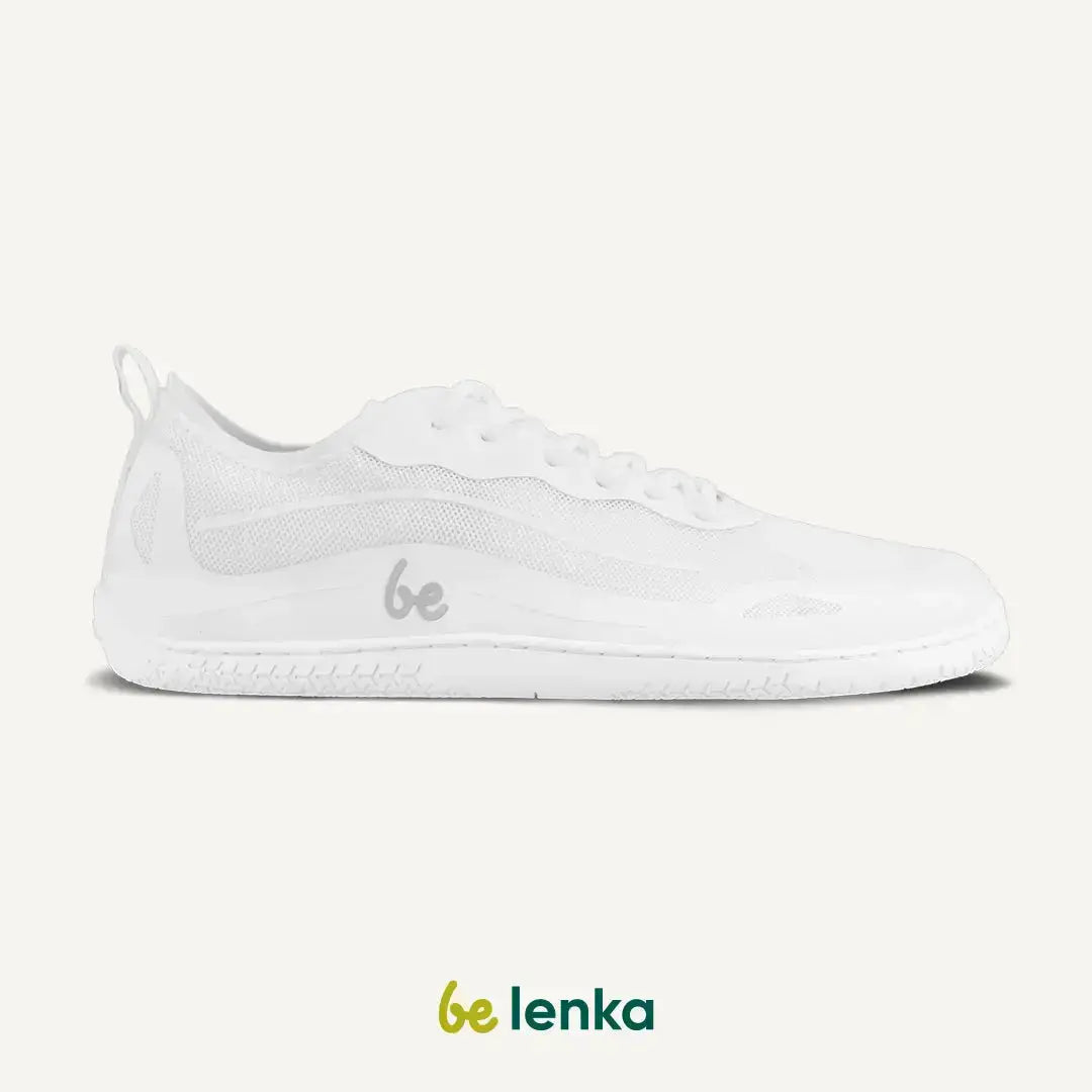 Be Lenka - Velocity All White - Zapatillas barefoot unisex blancas