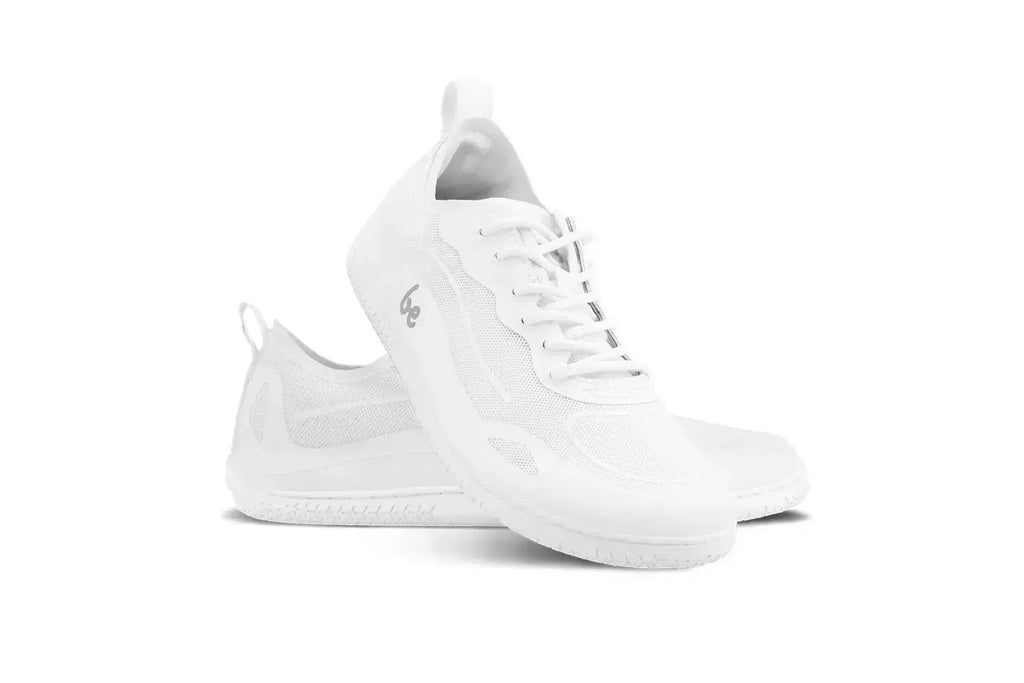 Be Lenka - Velocity All White - Zapatillas barefoot unisex blancas
