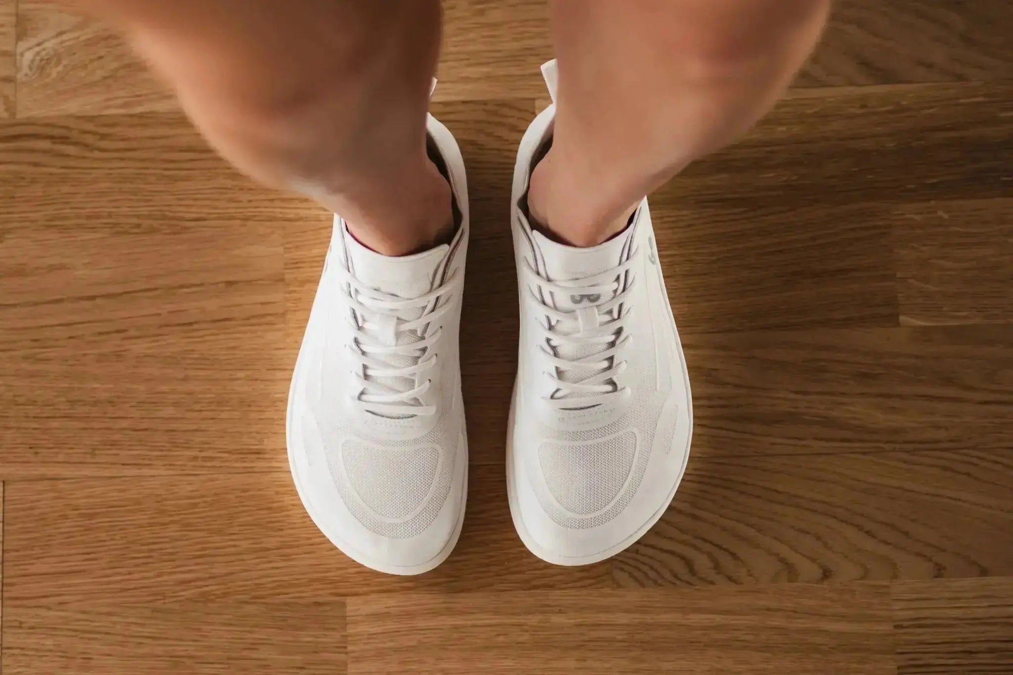 Be Lenka - Velocity All White - Zapatillas barefoot unisex blancas