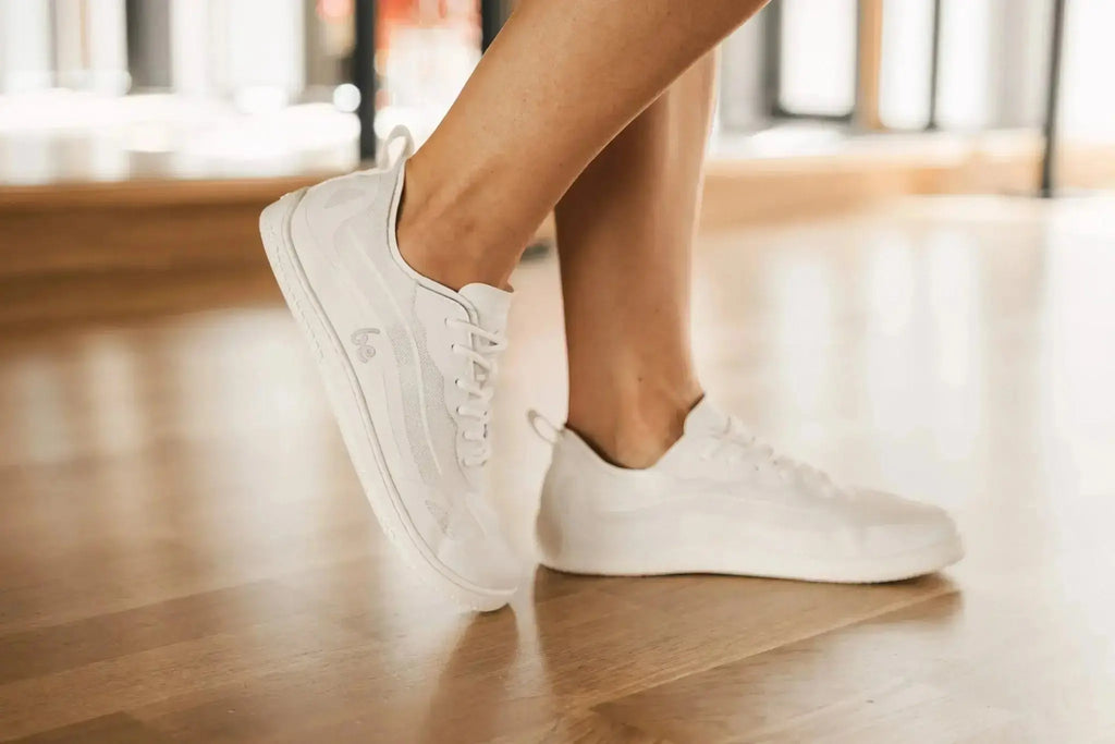 Be Lenka - Velocity All White - Zapatillas barefoot unisex blancas