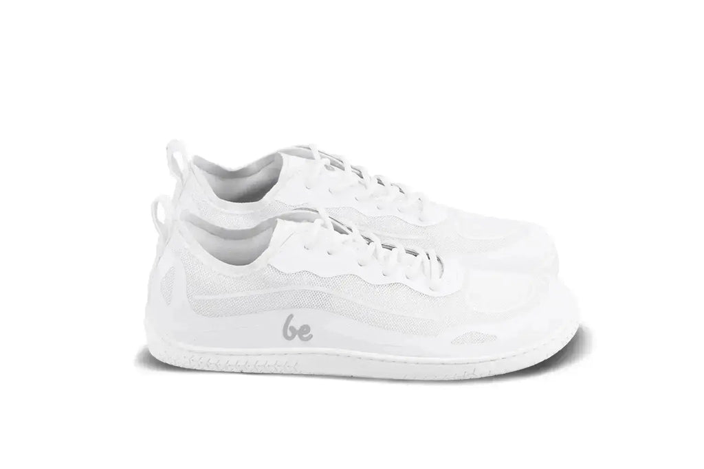 Be Lenka - Velocity All White - Zapatillas barefoot unisex blancas