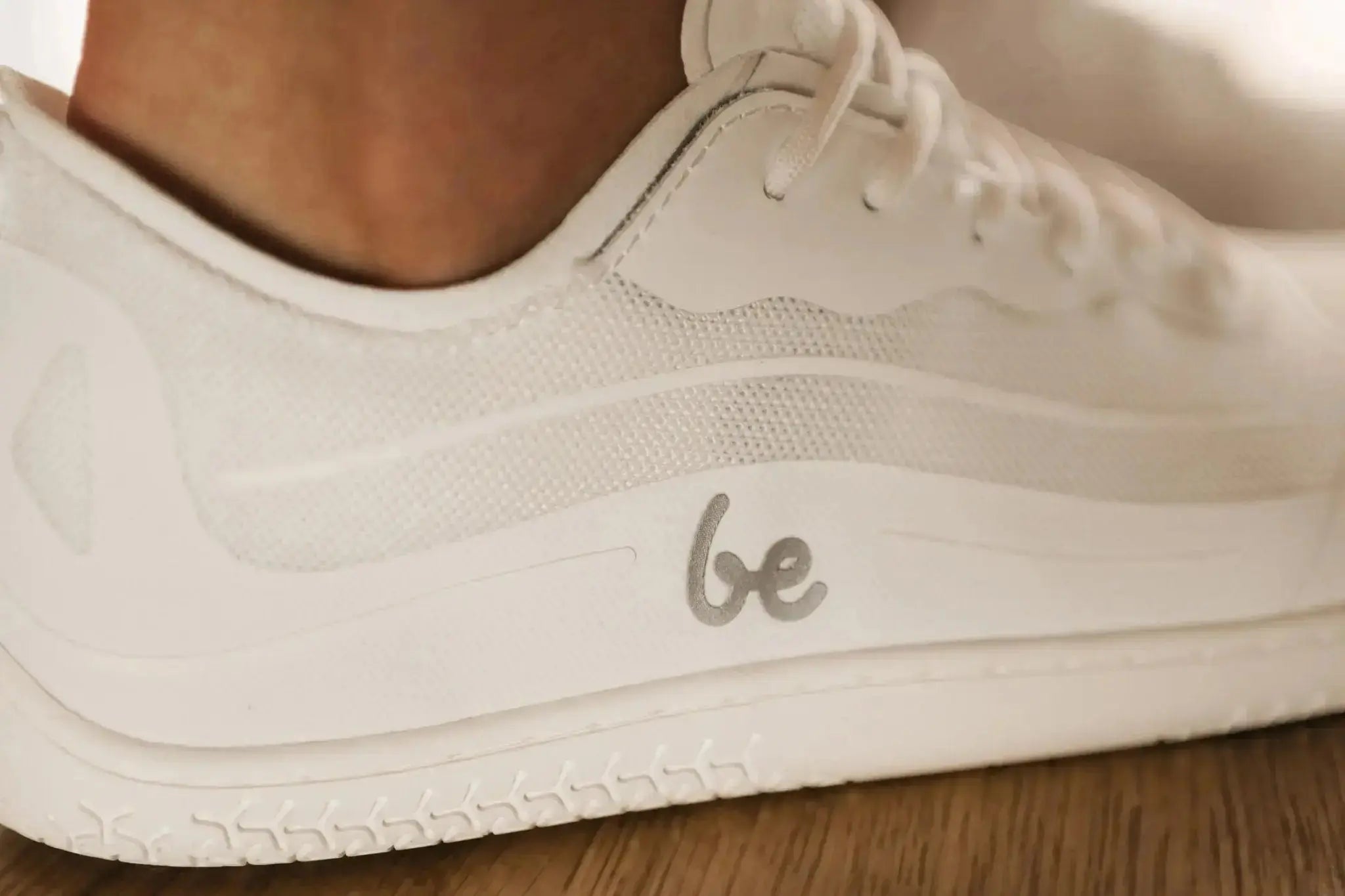 Be Lenka - Velocity All White - Zapatillas barefoot unisex blancas