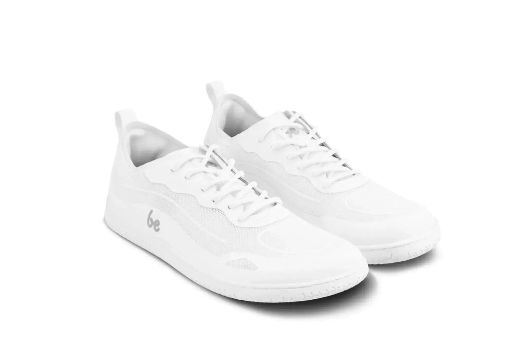 Be Lenka - Velocity All White - Zapatillas barefoot unisex blancas