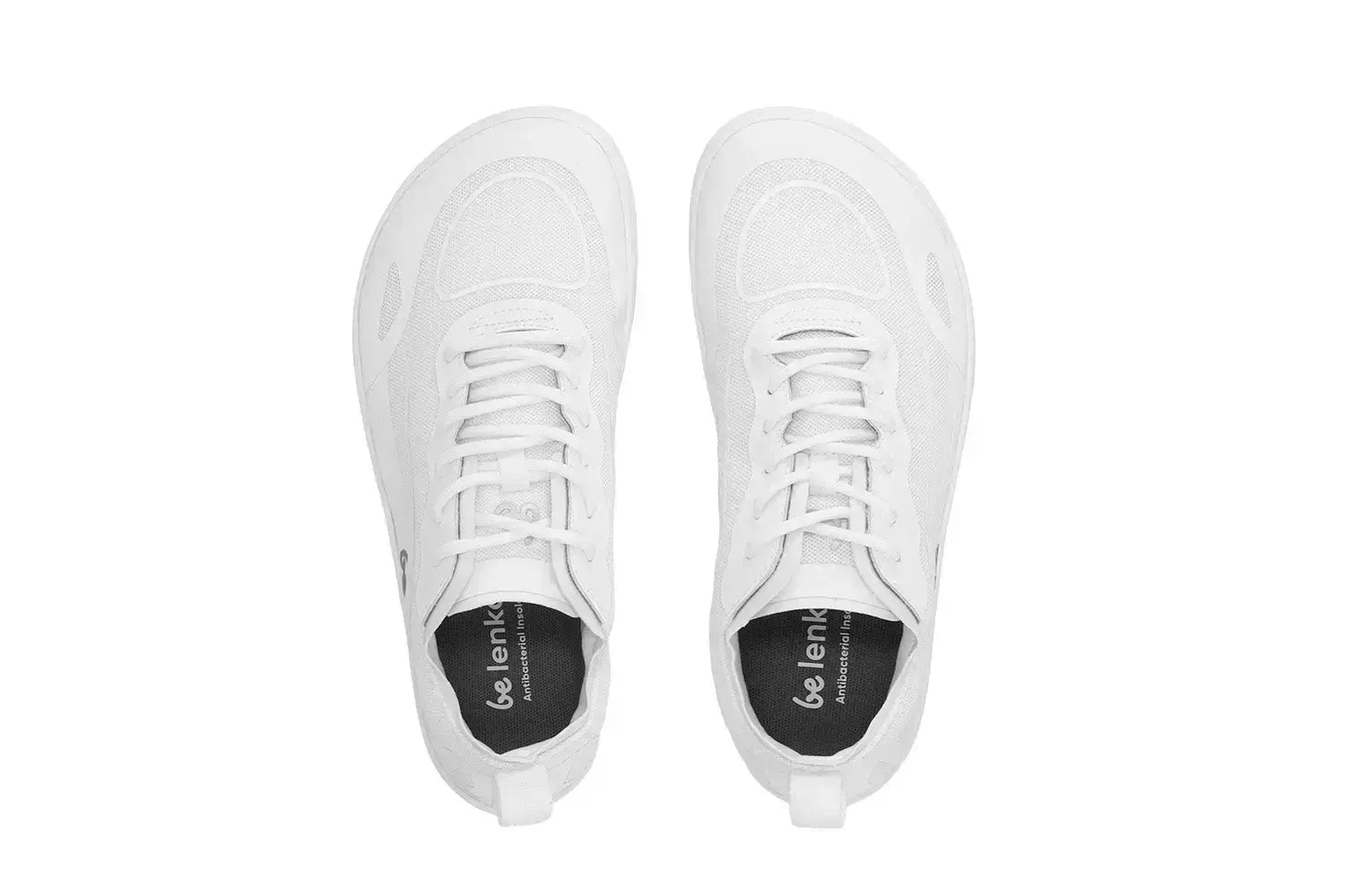 Be Lenka - Velocity All White - Zapatillas barefoot unisex blancas