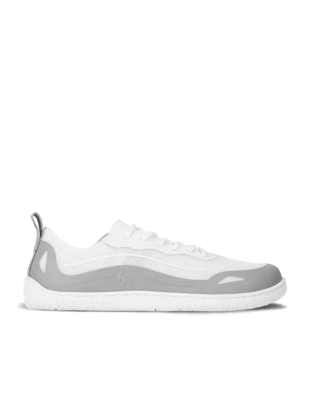 Be Lenka - Velocity Slate - Zapatillas barefoot unisex gris y blanco