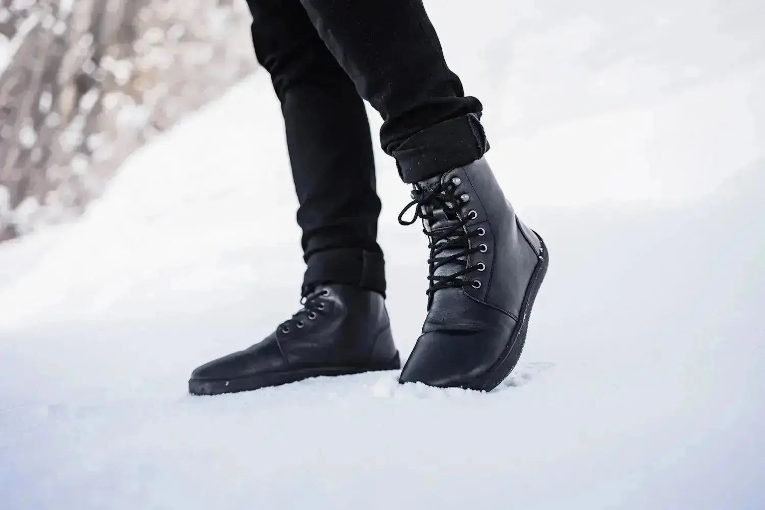 Be Lenka - Hiver 3.0 Noir - Bottines barefoot d'hiver