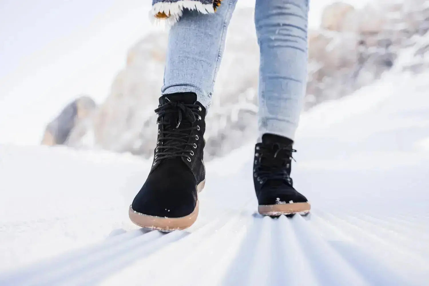 Be Lenka - Winter 3.0 Matt Black - Botines de invierno barefoot