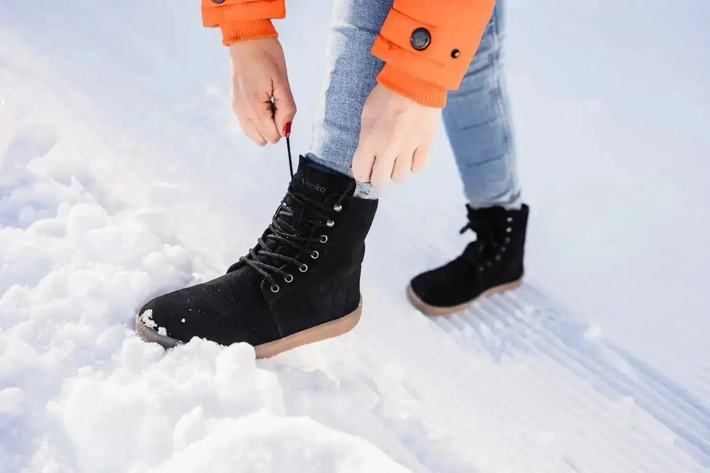 Be Lenka - Winter 3.0 Matt Black - Botines de invierno barefoot