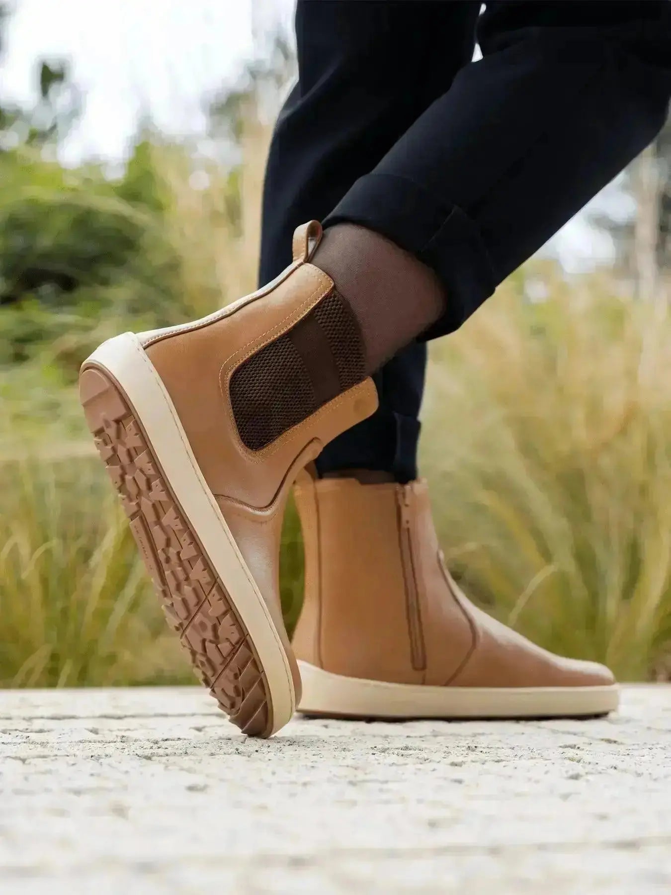 Be lenka - Allure Light Cognac - Botines Chelsea Barefoot