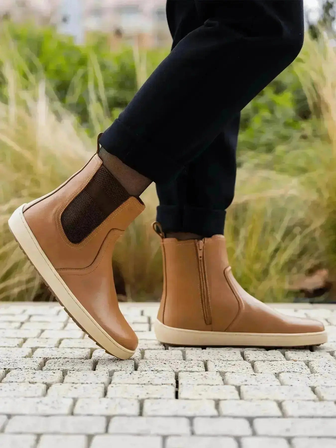 Be lenka - Allure Light Cognac - Botines Chelsea Barefoot