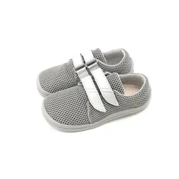 Beda - BF 0001/ST/W Alex - Zapatillas Barefoot infantiles grises
