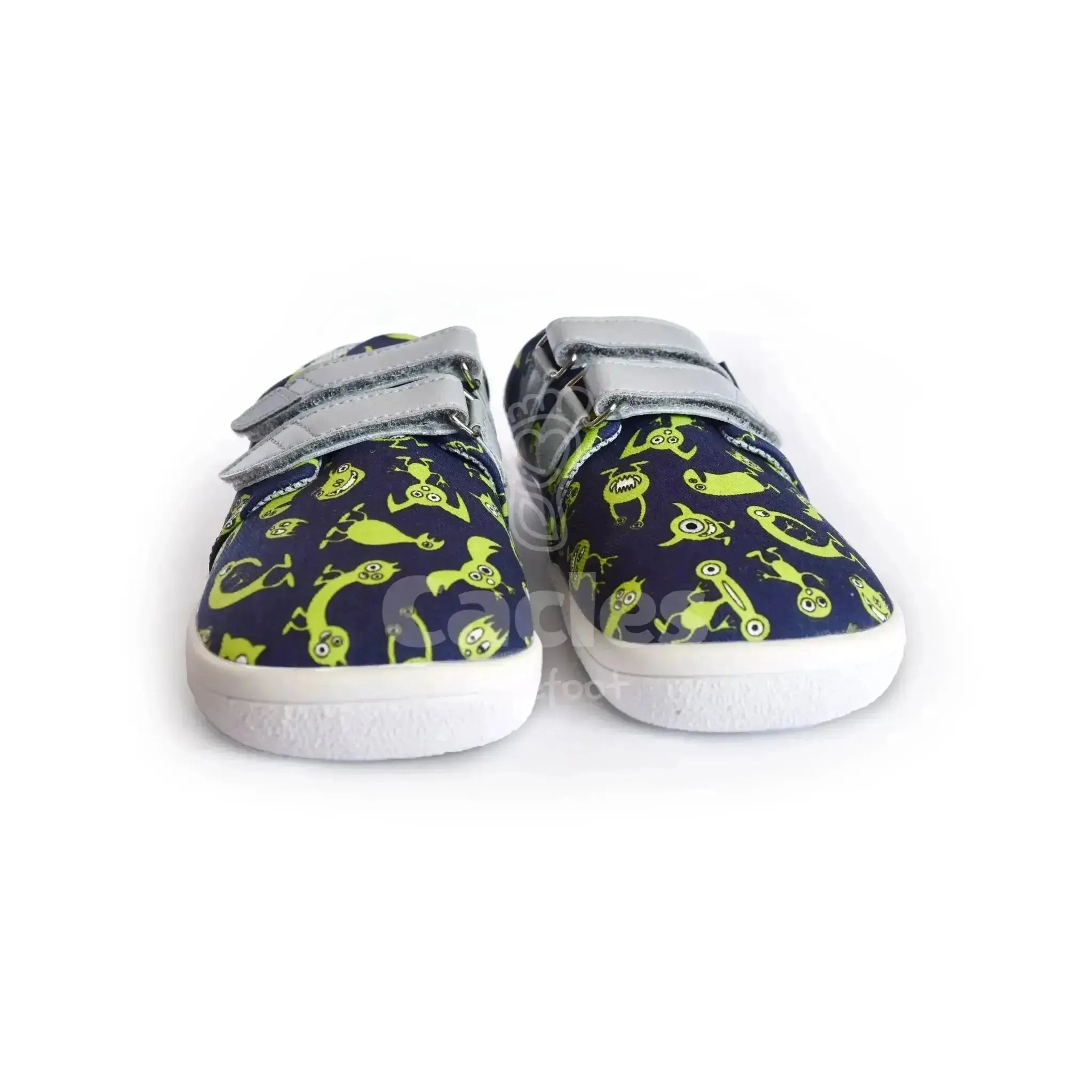 Beda - BF 0001/TEX/W Monsters - Lonetas Barefoot infantiles azul marino de monstruos