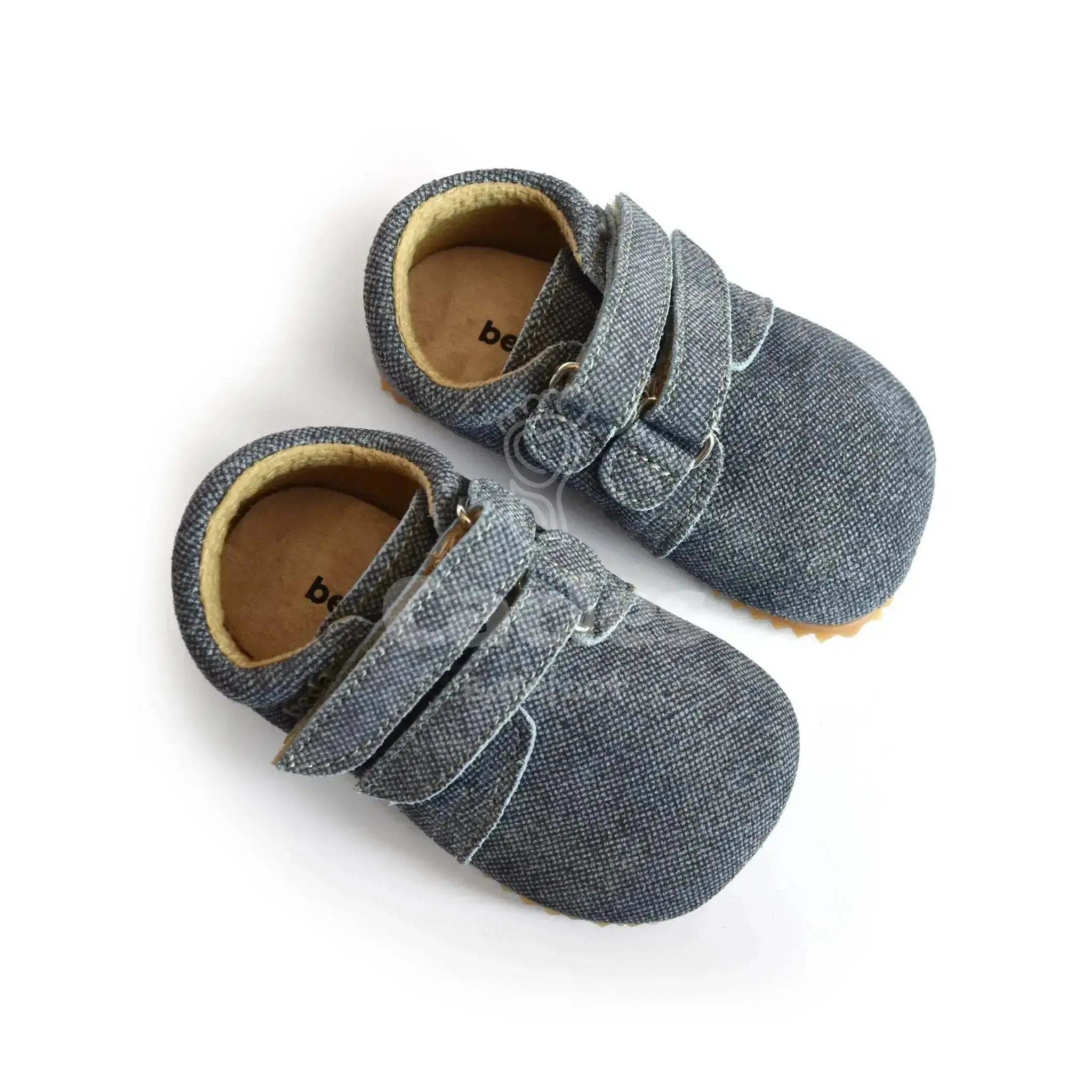 Beda - BF 060754/W/N Deni-s Zapatos Respetuosos de Primeros Pasos grises