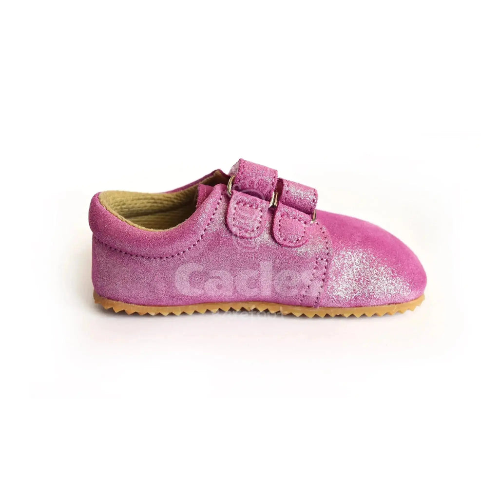 Beda - BF 060754/W/N Janette - Zapatos Respetuosos de Primeros Pasos rosas con brillo