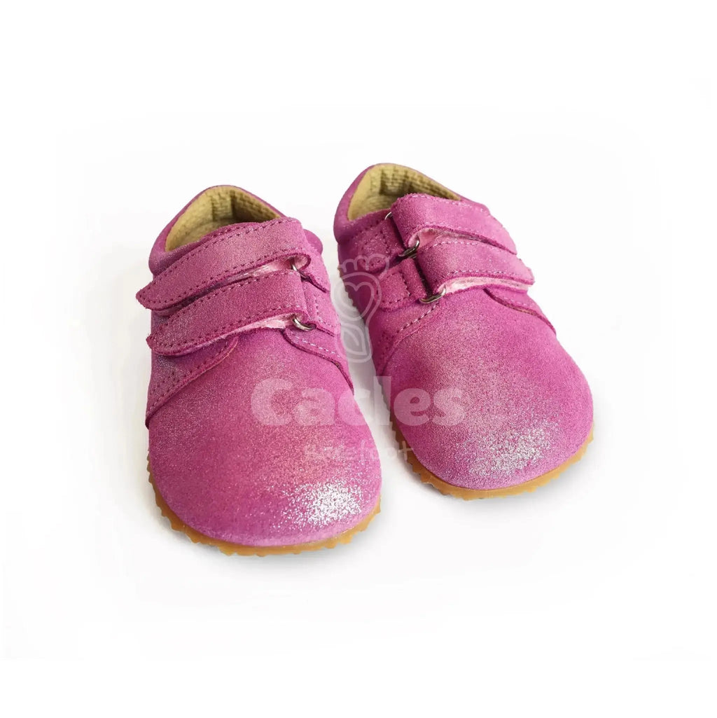 Beda - BF 060754/W/N Janette - Zapatos Respetuosos de Primeros Pasos rosas con brillo