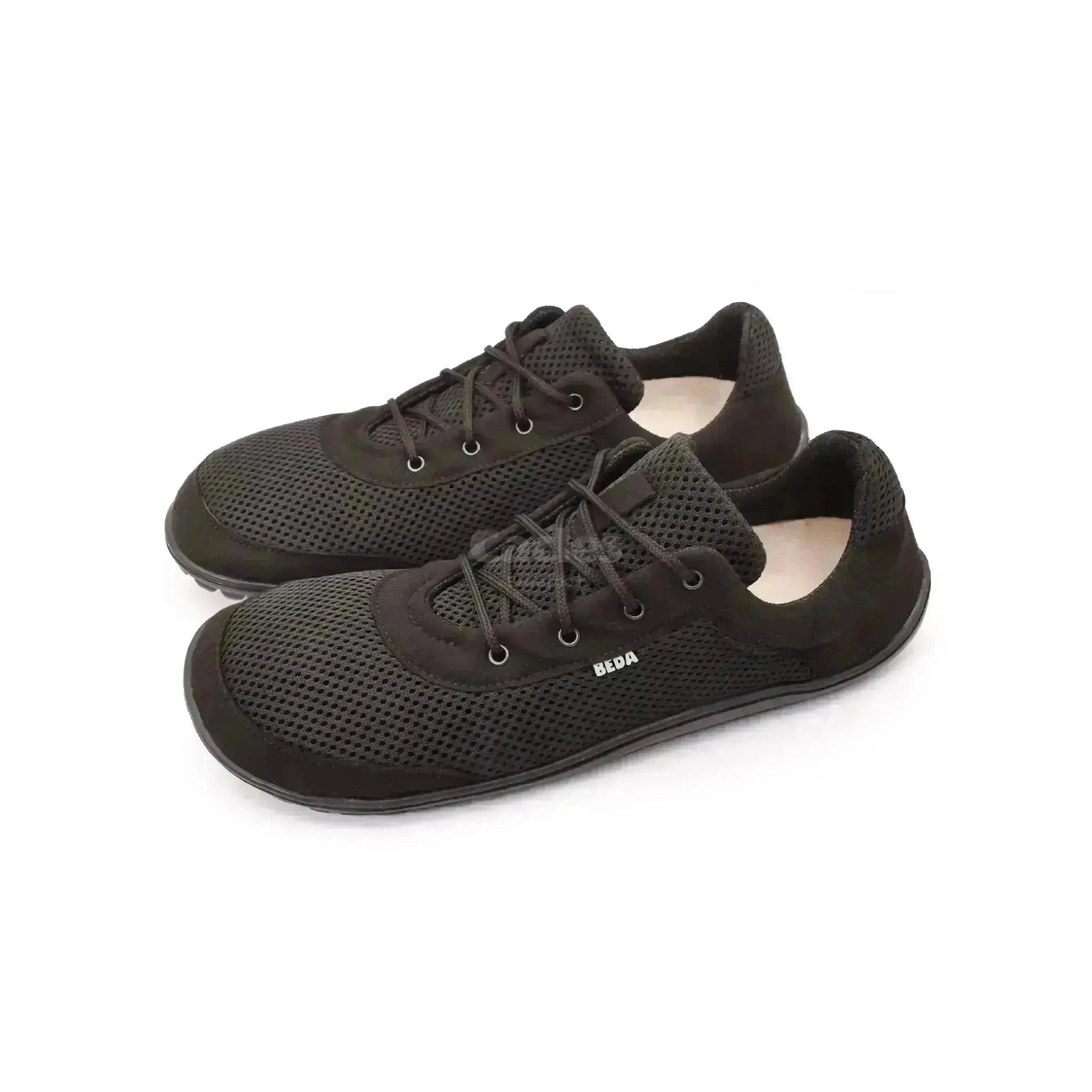 Beda - BF0002/SK noir - Chaussures Barefoot Véganes pour Adultes