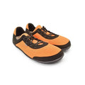 Beda - BF0002/SK mandarine noir - Chaussures Barefoot Veganes pour Adultes