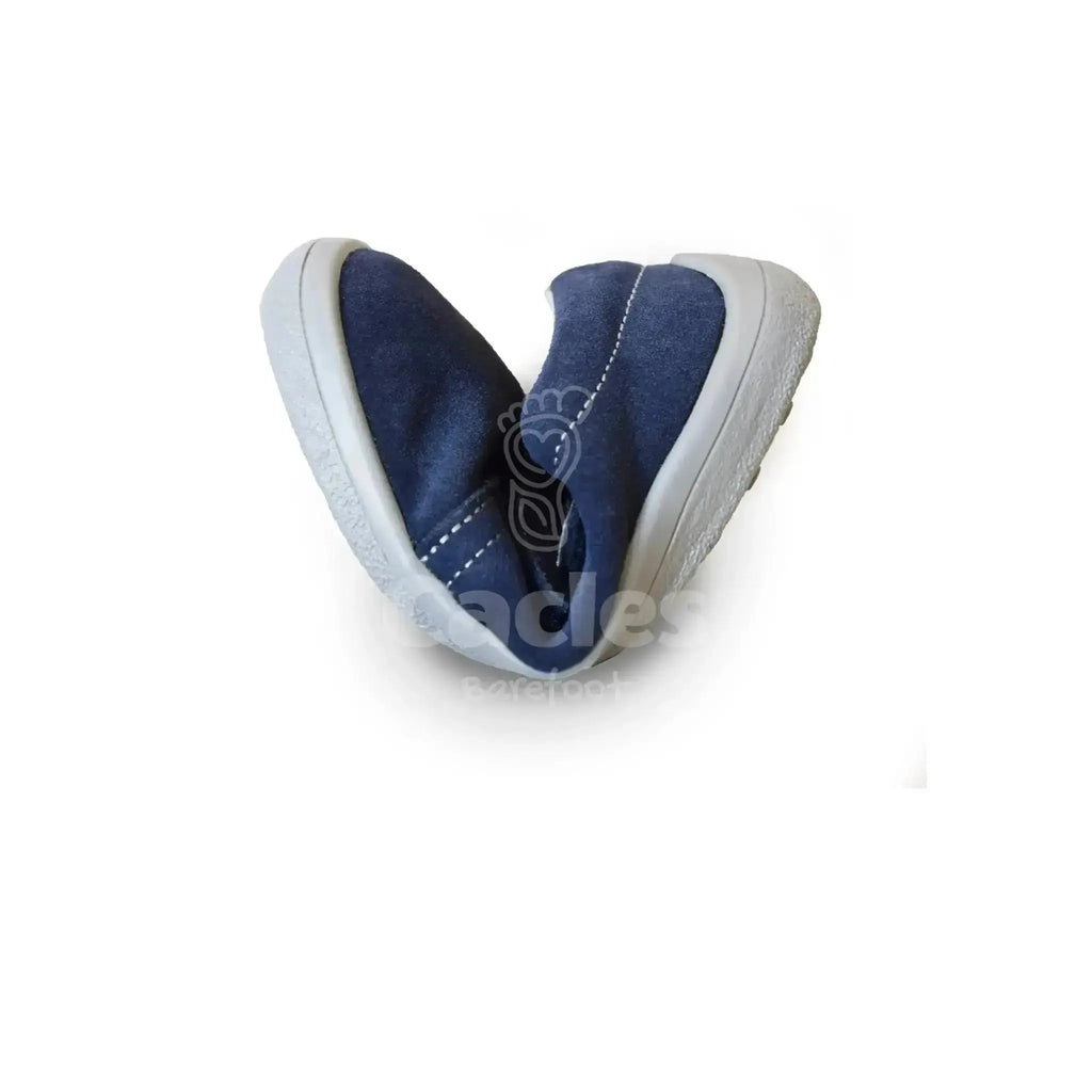Beda - Lucas - zapatos colegiales barefoot infantiles azul marino
