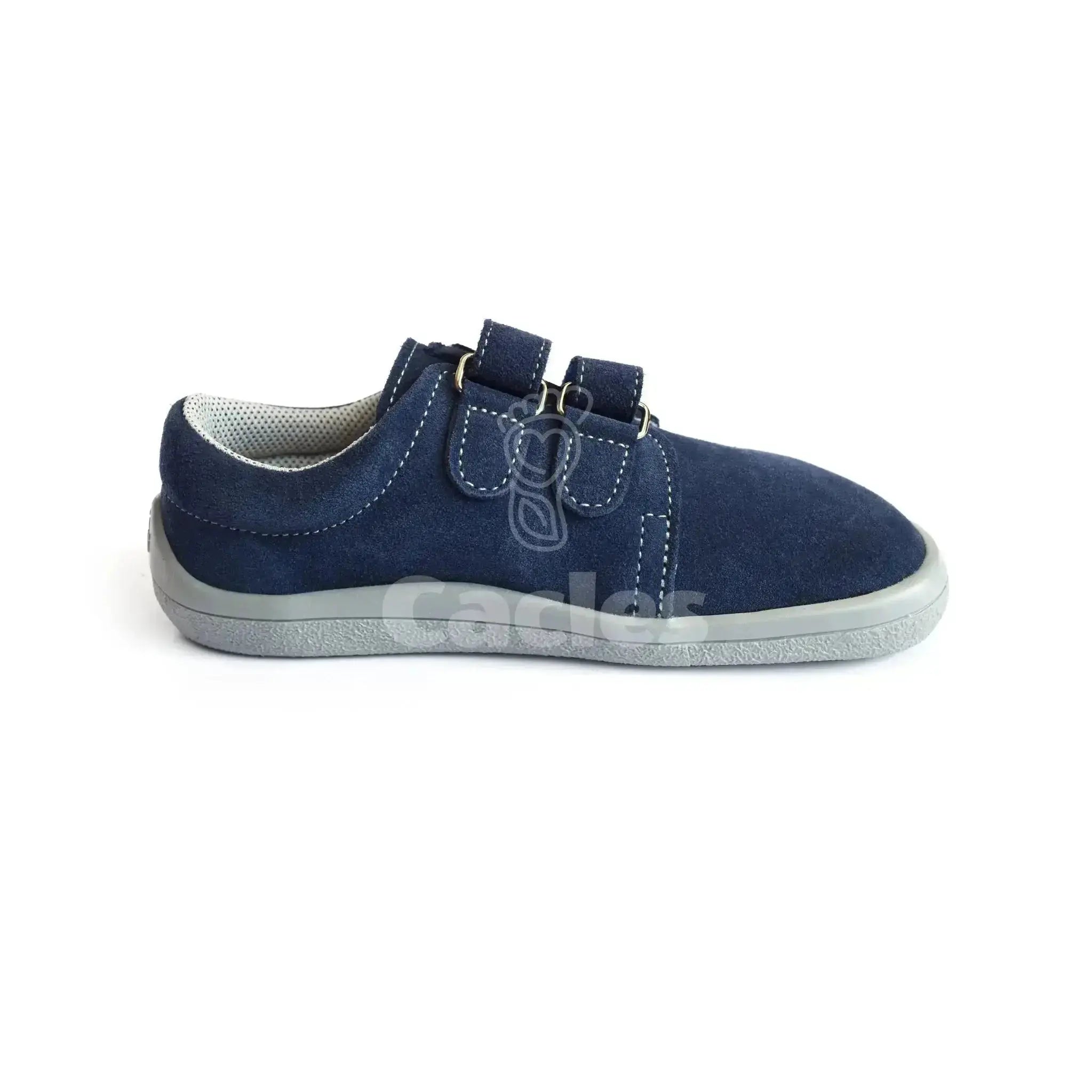 Beda - Lucas - zapatos colegiales barefoot infantiles azul marino