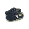 Beda - Lucas - zapatos colegiales barefoot infantiles azul marino