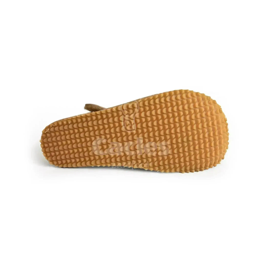 Beda - Slippers Dinosaurs - Zapatillas de casa barefoot infantiles amarillas de dinosaurios