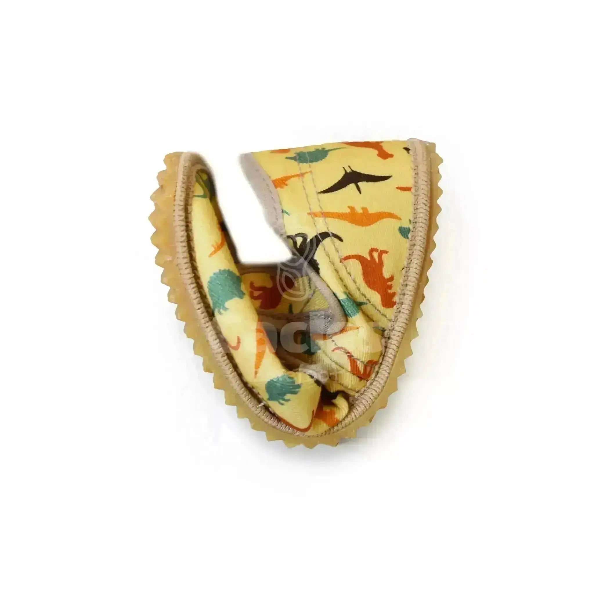 Beda - Slippers Dinosaurs - Zapatillas de casa barefoot infantiles amarillas de dinosaurios
