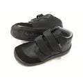 Beda barefoot - Just Black - botines barefoot infantiles con membrana negros