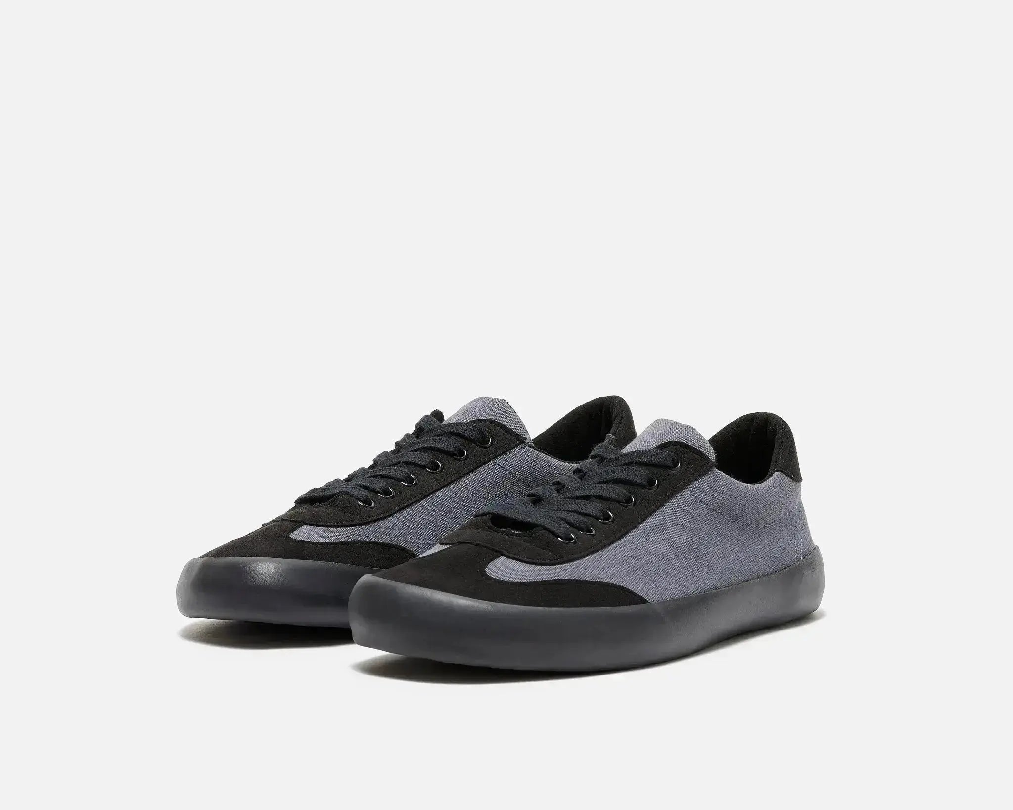 Bohempia Felix Dark Grey & Black - Zapatillas barefoot unisex veganas gris oscuro y negro