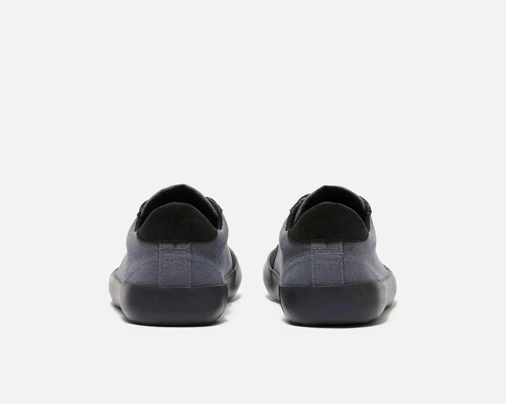 Bohempia Felix Dark Grey & Black - Zapatillas barefoot unisex veganas gris oscuro y negro